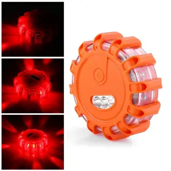 

Magnetic 15 LED Road Safety Emergency Light Flashing Warning Light Beacon Emergency Flashing Warning Light for Car Truck Boat