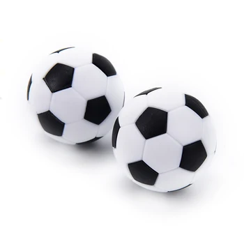 

4 Pcs 32mm White Black Plastic Soccer Table Foosball Ball Football Mini Ball Soccer Round Indoor Games Machine Parts