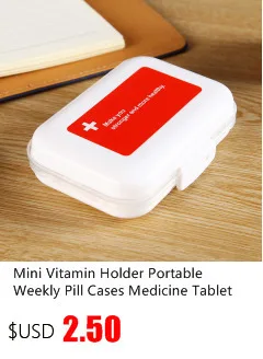 ПП форма головы лекарство таблетки коробка для лекарств случае мини коробочка для пилюль контейнер