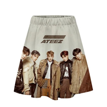

ATEEZ Idol 3D Short skirt suit Beautiful Girl Short skirt suit Casual New Style Kpop Fashion Casual Skirts