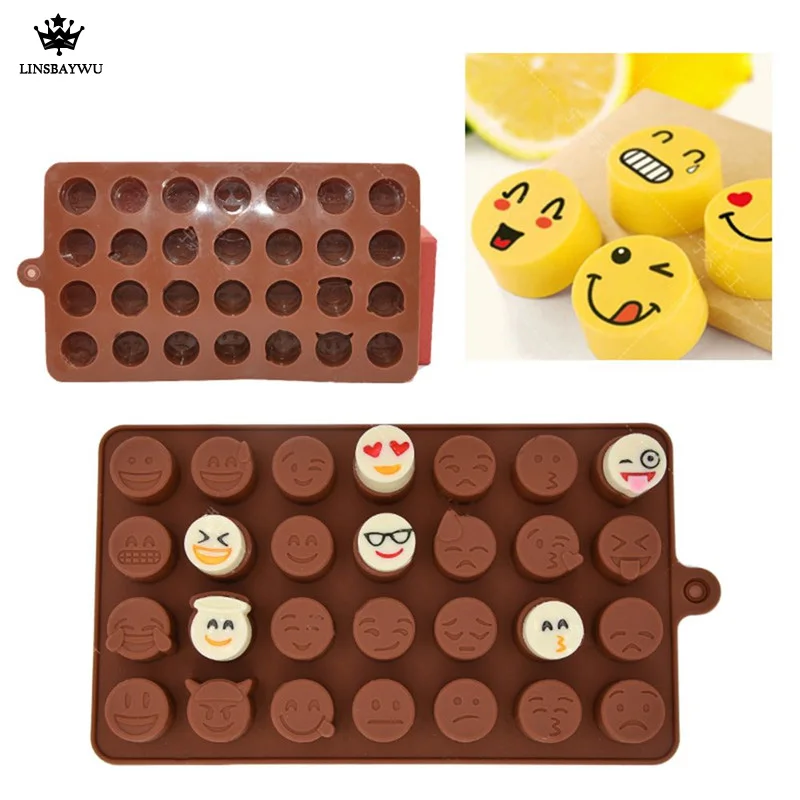 Buy Lovely Smile Face Emoji Silicone Mold for Fondant