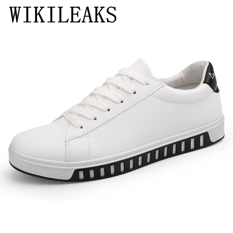 

2019 Luxury Brand White Men Sport Leather Shoes Designer Version Casual Shoes Man Trainers Zapatos Hombre Chaussure Basket Femme
