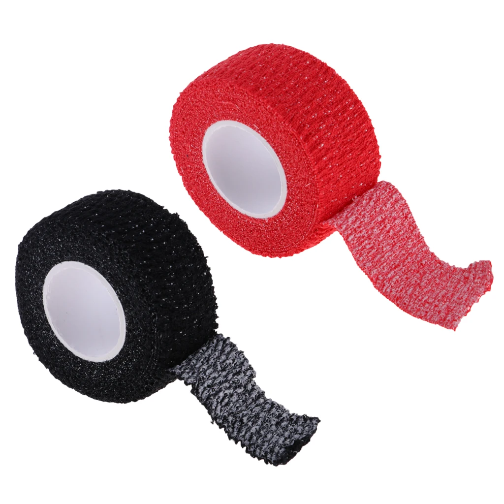 2 Pieces 5m x 2.4cm Anti-skid Adhesive Golf Golfer Finger Wrap Grip Hand Protection Compression Tape Accessories