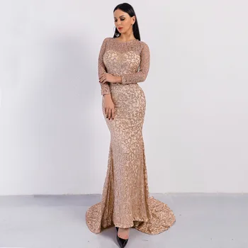 

Hot Sale Summer 2019 Elegant Dress O Neck Sexy Flicker Paillette Full Women Lace Bodycon Night Club Backless Dresses Wholesale