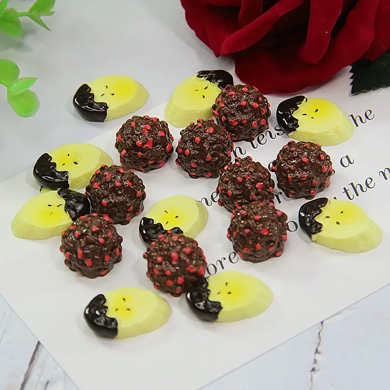 5 шт. банановый слайм в виде шоколадного шара Лизун глина для моделирования