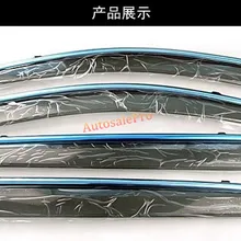Хромированное боковое окно солнцезащитный козырек вентиляционный обтекатель кабины защитный Подходит для Honda Civic 2012 2013