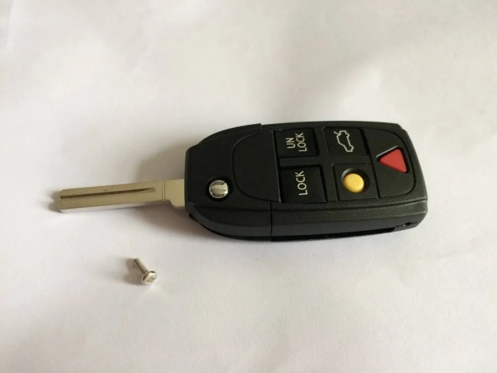 

10pcs/lot 5 BUTTON Remote Key FOB Case Shell Cover For VOLVO