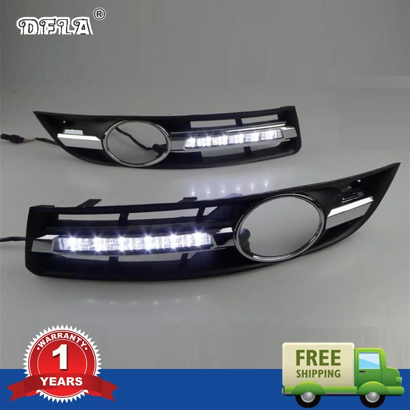 Car LED Light For VW Passat B6 2006 2007 2008 2009 2010 2011 Car-styling LED DRL Daytime Running Light Waterproof With Harness Car LED Light For VW Passat B6 2006 2007 2008 2009 2010 2011 Car-styling LED DRL Daytime Running Light Waterproof With Harness