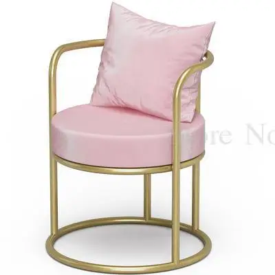 Одноместный диван в скандинавском стиле, кресло для отдыха, кресло для гостиной, Маленький стул, сетчатый красный светильник для маникюра, роскошный одноместный стул - Цвет: 0.0. 1