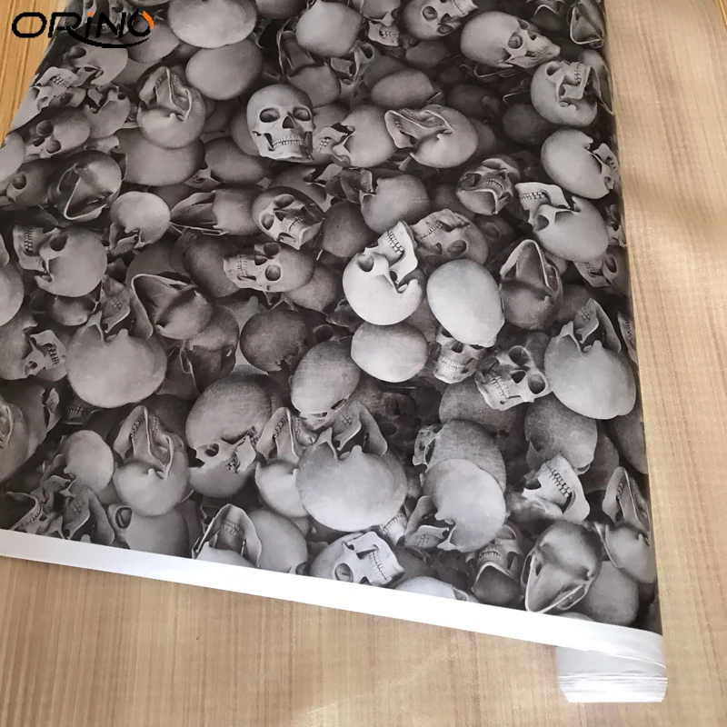 Skull Sticker Bomb Vinyl Film-2