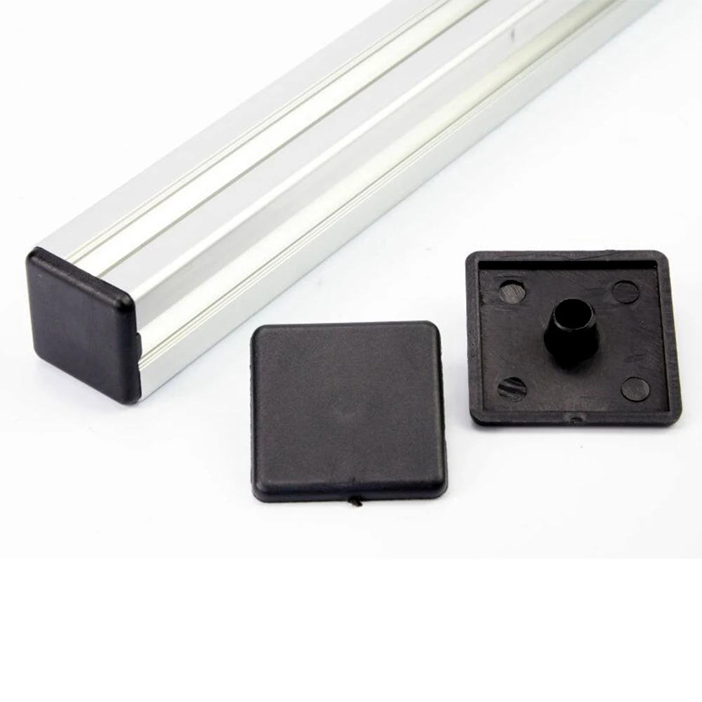10 шт. черная нейлоновая Торцевая крышка крышки CNC 3d части принтера для ЕС алюминиевый профиль /2040/3030/3060/4040/4080/4545/5050/6060/