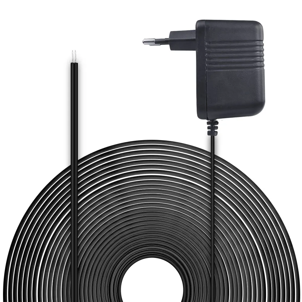 

6M Cable Black EU UK US Power Supply Adapter for Ring Video Doorbell Pro/Ring Video Doorbell/Nest hello/Ring Video Doorbell 2