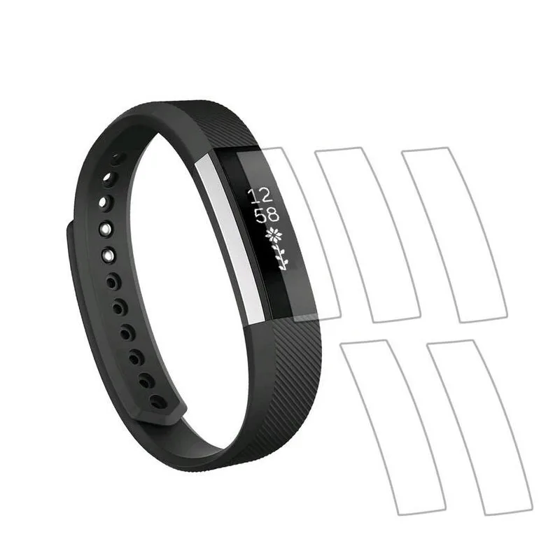 5pieces Ultra Clear HD Soft Protective Film Display Protection Guard For Fitbit Alta / HR Band Full Screen Protector Cover | Электроника