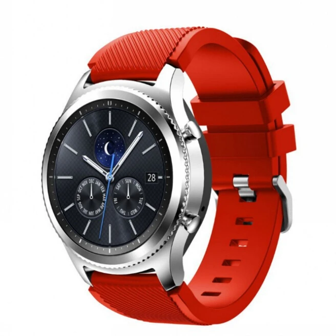 KINGBEIKE Sports Silicone WatchBands For Samsung Galaxy Gear S3 Classic Frontier R760/765/770 Smart Watch Strap 22mm