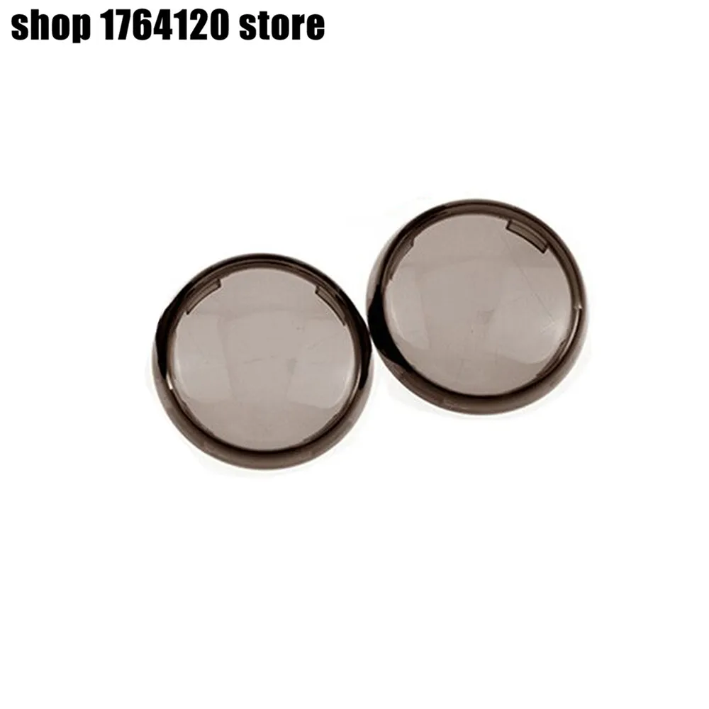 

Motorcycle Turn Signal Light Indicator Lens Cover 2pcs Smoke For Harley 1200 883 XL 86-2015 Dyna Softail Electra Glide RoadKing