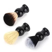 Портативная Мужская мягкая щетка для волос с деликатной ручкой помазок парикмахерский салон