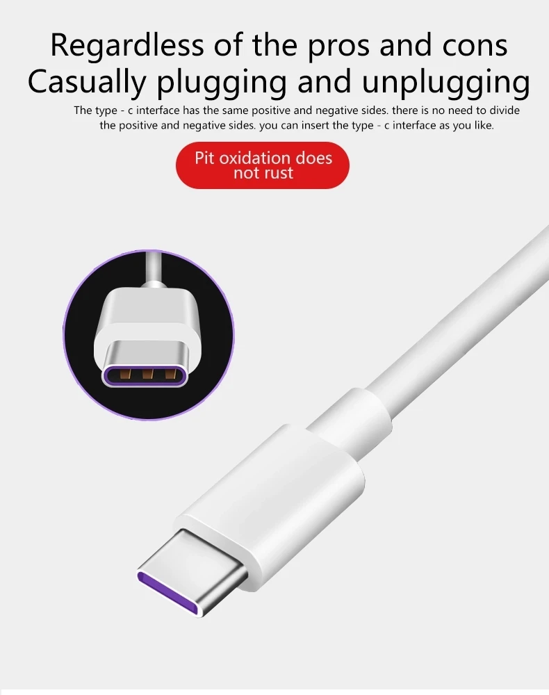 Кабель huawei USB 5A type C P20 Pro lite mate 9 10 Pro P10 Plus lite V10 USB 3,1 type-C Supercharge Super charger Cable