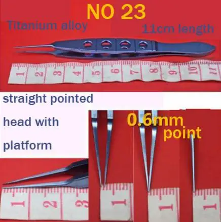 Медицинский пластиковый пинцет для красоты из нержавеющей стали и титанового сплава, офтальмологический двойной зажим для век, жировой крючок, пинцет, микрощипцы