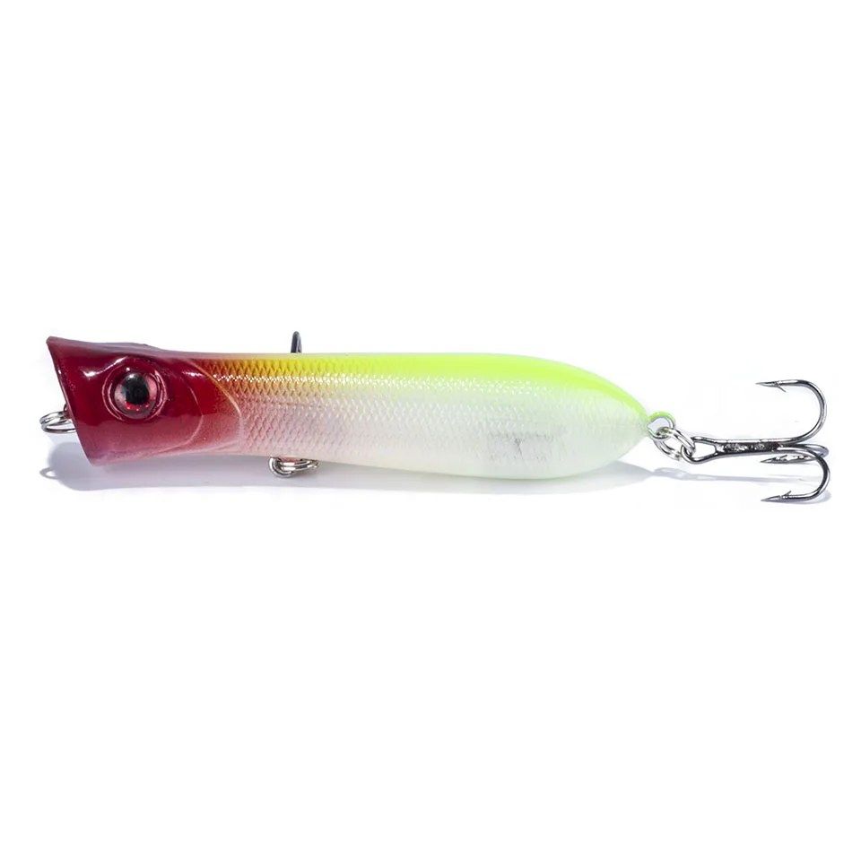 

1PCS Brand Popper Wobbler Fishing lure With 6# hooks floating crankbait artificial bait poper pesca carp pike