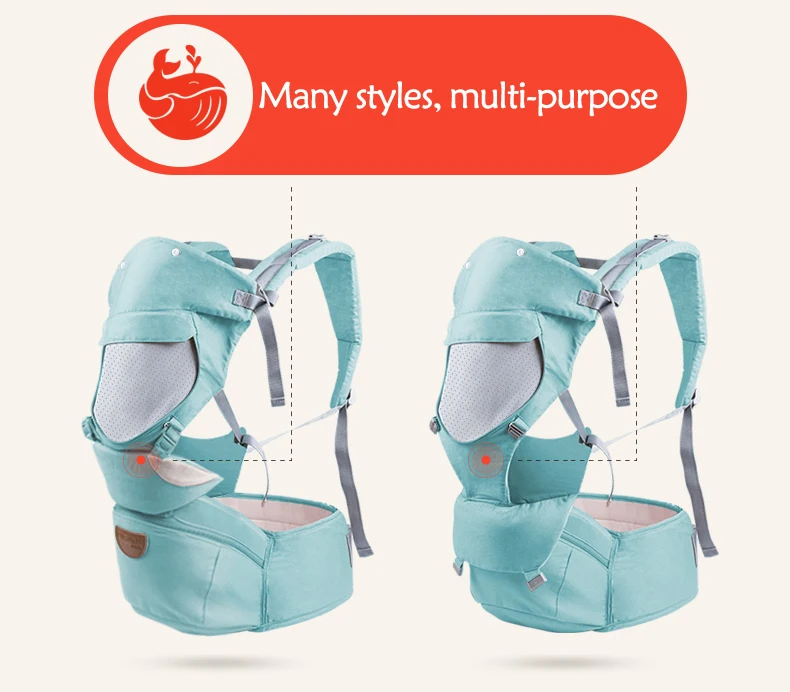 Рюкзак для ребенка DIGUMI кенгуру эргономичная переноска сумки для хранения для новорожденных и предотвращает уплотнительные ноги слинг для