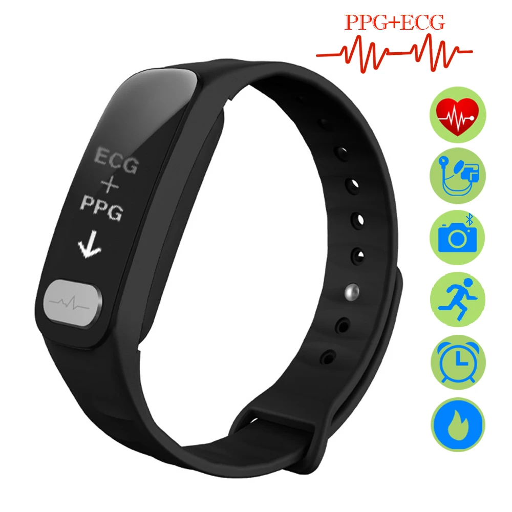 ZUCOOR Smart Band Bracelet Fitness Cardiaco ECG PPG Wearable Devices
