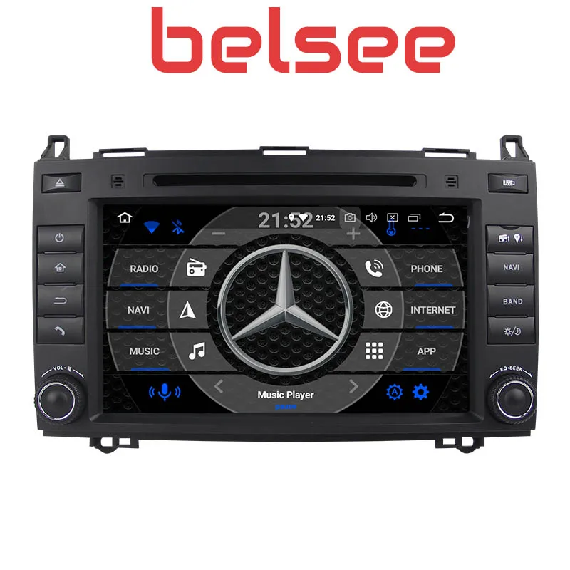 Belsee Android 8,0 Авторадио автомобильный gps навигационный блок Mercedes Benz A-Class W169 B200 B180 B-Class W245 Sprinter Viano Vito