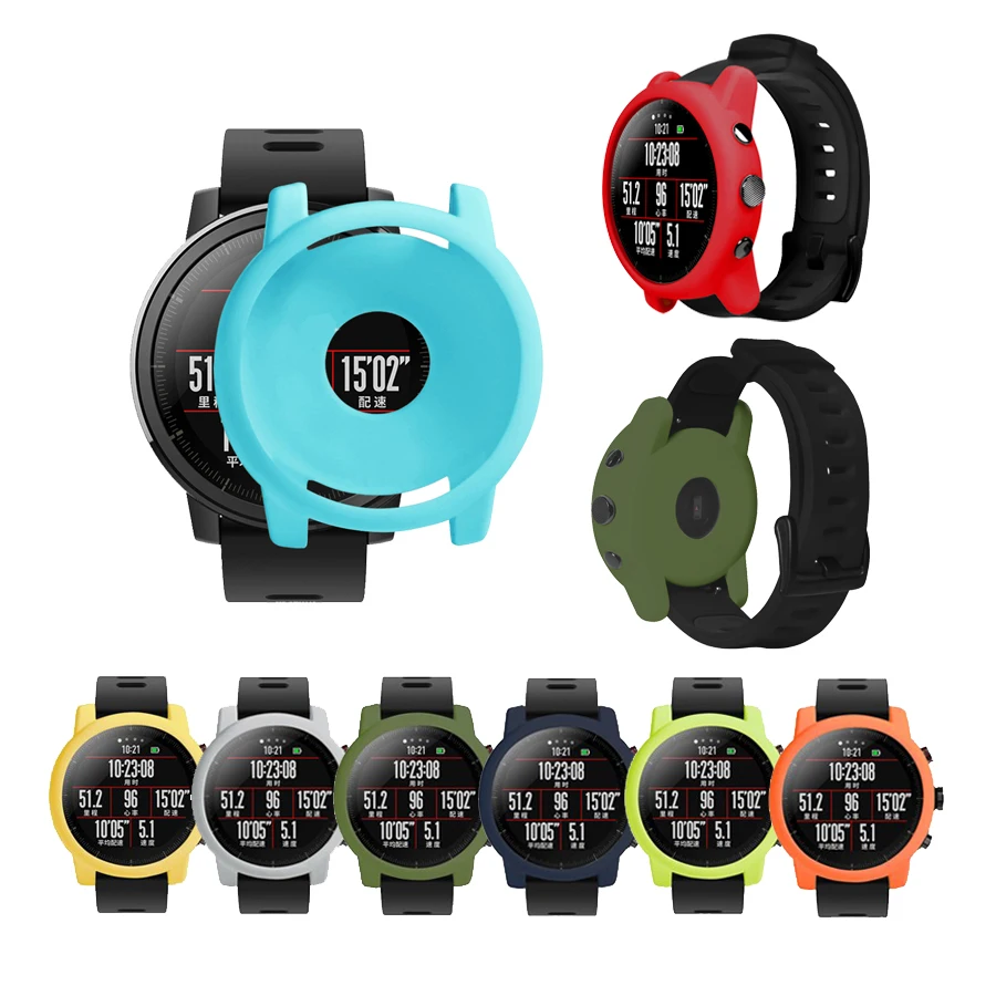 Силиконовый чехол для смарт-часов Xiaomi Huami Amazfit Stratos 2/2S | Электроника
