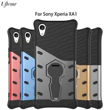 Uftemr Аргументы за Sony Xperia XA1 Чехол Противоударный Броня Роскошные Кремния ПК Жесткий задняя обложка чехол для Sony Xperia XA1 Dual G3112 G31