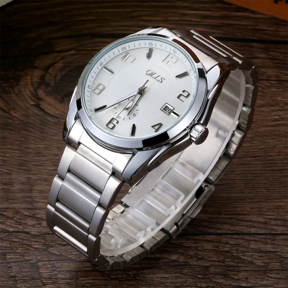 2017 QLLS Top Brand Skeleton Mechanical Watch Automatic Clock Men Classic Gold Steel Mechanical Wrist Watches Reloj Hombre