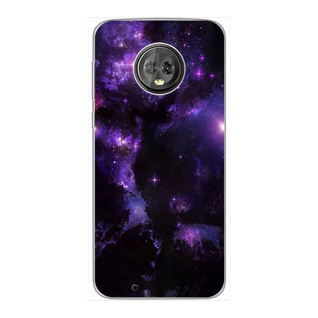 Чехол для Motorola Moto G6 чехол G 6 Мягкая силиконовая задняя крышка с рисунком MotoG6