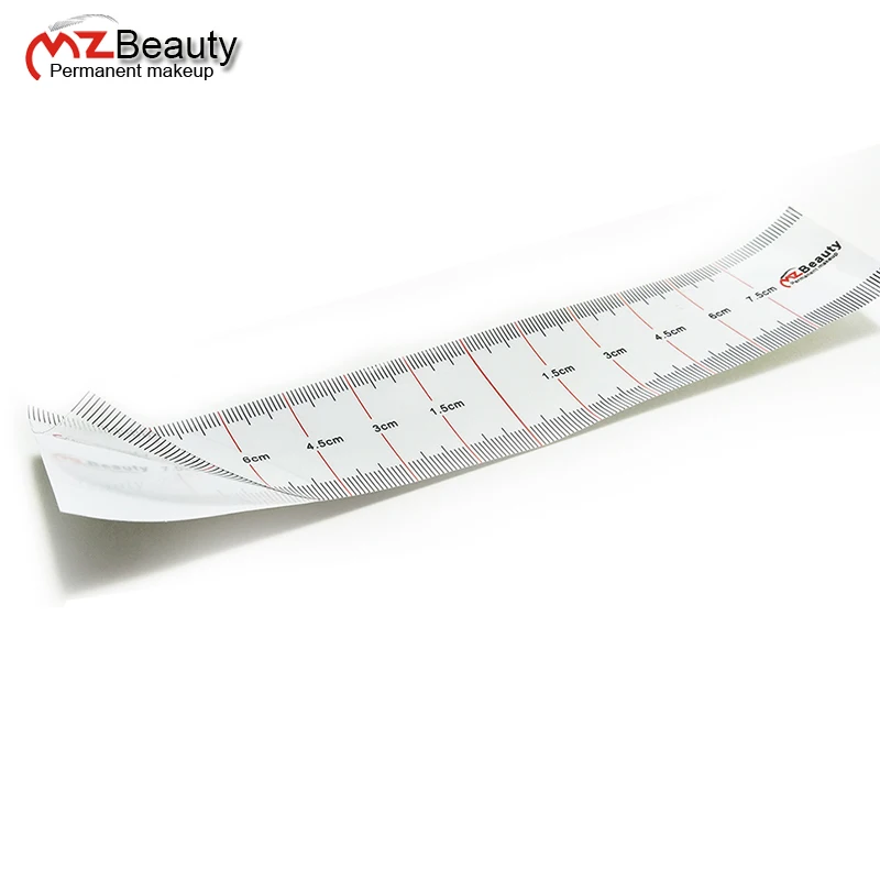 

7.5cm Disposable Eyebrow large Ruler Microblading Accessories Tool Measurement Mark Permanent Makeup Sticker Tattoo Tool Kit