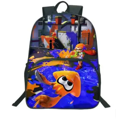 photo color Splatoon рюкзаки красочные школьные сумки для подростков рюкзак для мальчиков Mochila детский школьный рюкзак повседневный студенческий лучший школьный подарок - Цвет: photo color