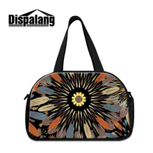 Dispalang женские Дорожные сумки цветок иллюстрации Обувь для девочек путешествия Чемодан вещевой мешок большой Ёмкость плечо вещевой мешок для поездок