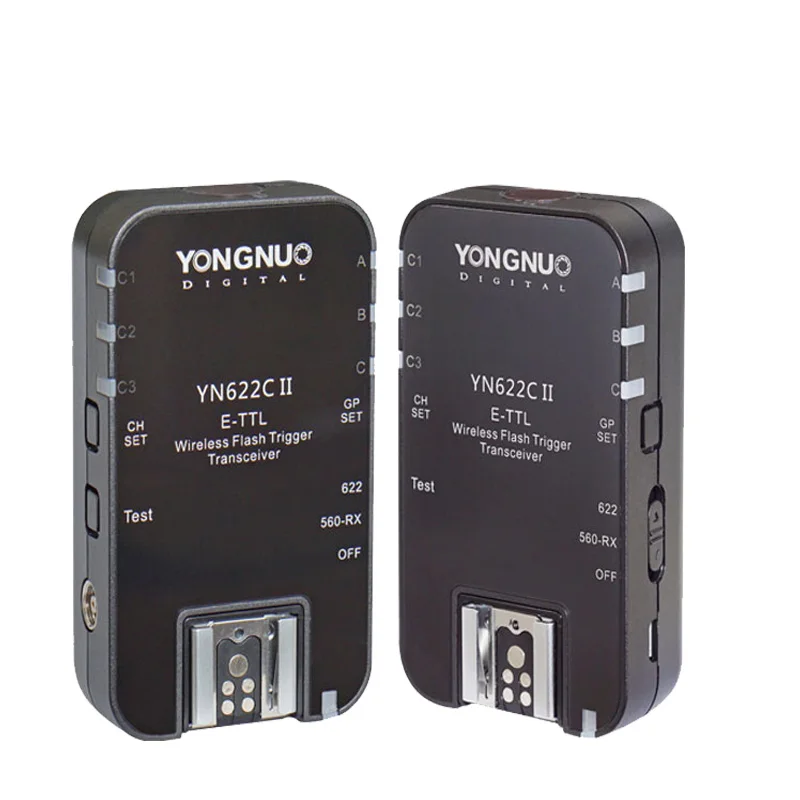 YONGNUO YN622C II YN-622-C Беспроводной ETTL вспышка триггера передатчик YN622C II с высокоскоростной синхронизации HSS 1/8000 s для камеры Canon