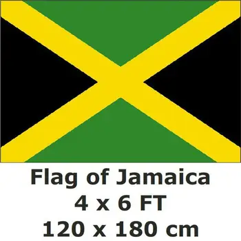 

Jamaica 120 x 180 cm Flag 4X6FT 100D Polyester Large Big Jamaican Flags And Banners