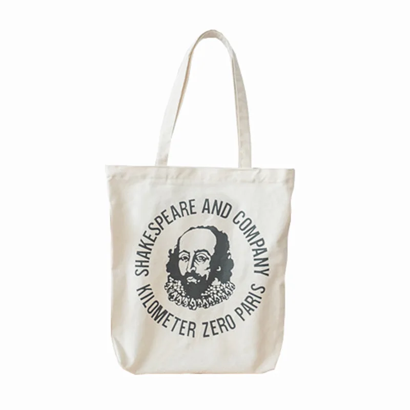

Women Canvas Shoulder Bag Shakespeare Ladies Environmental Shopping Bag Students Books Bags Cotton Cloth Handbag