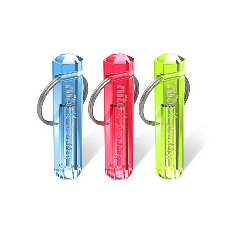 Automatic Light 10 Years Titanium Tritium Keychain Key Ring Fluorescent