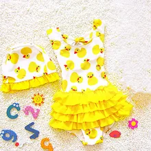 CHAMSGEND для маленьких девочек одна деталь детское Бикини рюшами Купальники малышек купальный костюм MAR29