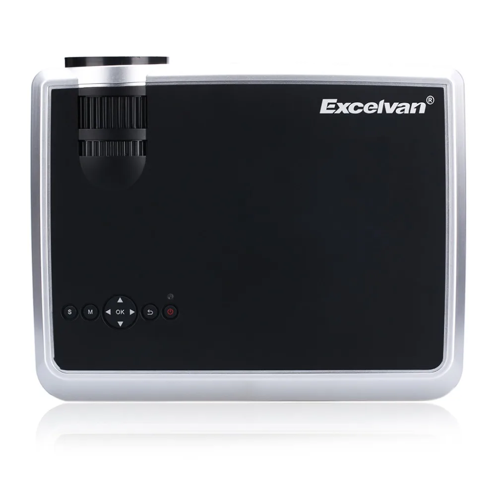 Excelvan светодиодный проектор 33 2600 люменов для дома и развлечений с поддержкой 1080P светодиодный HD Домашний кинотеатр с AV/VGA/HDMI/USB входом