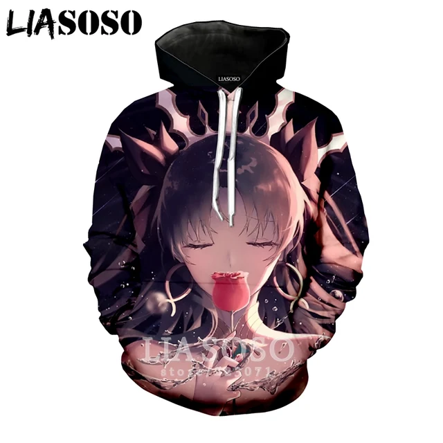 LIASOSO Winter New Sweatshirt 3D Print Men Women Anime Fate Grand Order ...