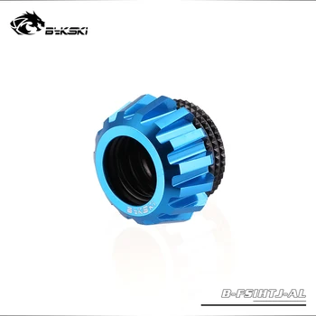 

BYKSKI Hard Tube Fitting use for OD14mm Tube Hand Compression PC Accessories Fitting G1/4'' Thread Fitting B-FSIHTJ-ALV2