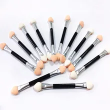 10pcs Nail Powder Glitter Pigment Brush Stick Double-ended Eyeshadow Brush Makeup Manicure Nail Art Tool 10pcs Nail Powder Glitter Pigment Brush Stick Double-ended Eyeshadow Brush Makeup Manicure Nail Art Tool