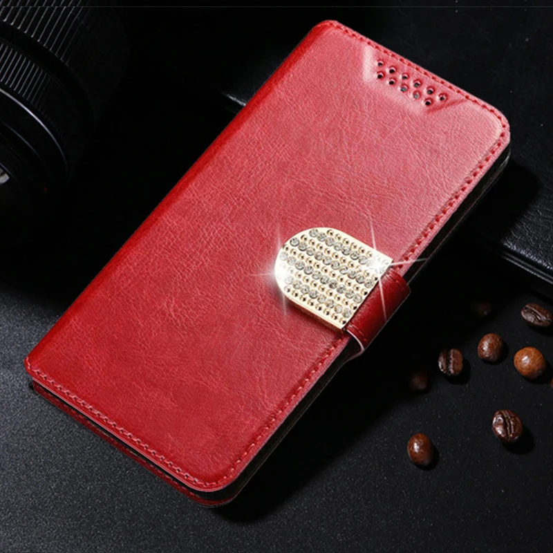 Coque Phone Case for Samsung S5670 Galaxy Fit Wave M 3 S7250 S8600 S Plus I9001 I9000 Leather Wallet Cover - Цвет: Red Do