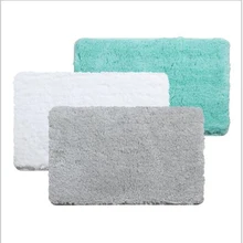Из Микрофибры Пушистый ворсистый TPR нескользящие для ванной комнаты ковер влагопоглощающий коврик прочный машинная стирка ковры, коврики/Половик/коврик