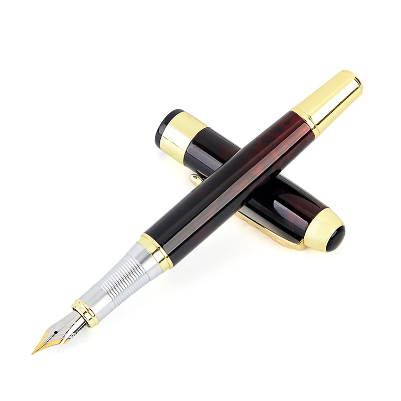 ステンレス製万年筆,高級ブランド,高貴,ゴールドとシルバー,学校や