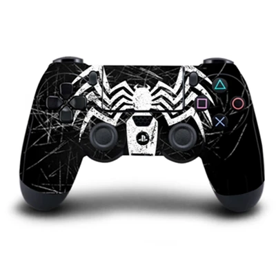 Venom Человек-паук полное покрытие контроллера наклейки для Playstation 4 Dualshock 4 геймпад виниловые скины наклейки игровая станция 4 кожа - Цвет: QBTM1037