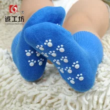 The spring and autumn new socks non slip bottom baby socks Tricholoma 0-6 years old Cheng socks wholesale brand workshop