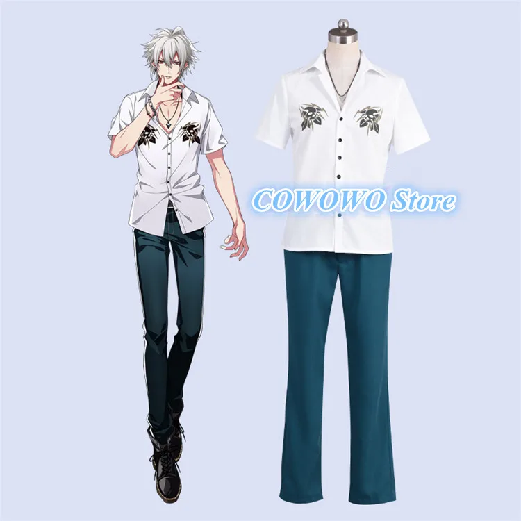Anime! Japanese Voice Actor Division Rap Battle DRB Samatoki Aohitsugi Uniform Cosplay Costume Daily Outfit 2018 New Free Ship |