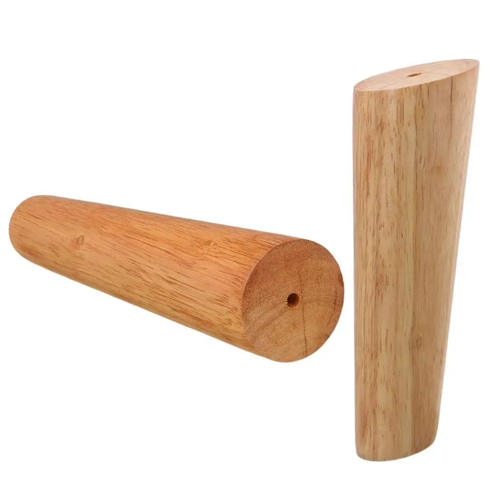 بلوط طبيعي الخشب 180x56x38 ملليمتر ارتفاع موثوق يميل الأثاث الساق مع لوحة من الحديد أريكة الجدول دولاب قدم مجموعة من 4