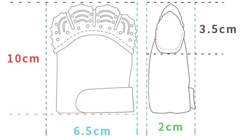 Детские Силиконовые варежки, Прорезыватель для зубов, перчатка, звук, анти-укус, прорезыватель для малышей, жевательные варежки для кормления, Прорезыватель для зубов GL01 игрушки-"пальцы"